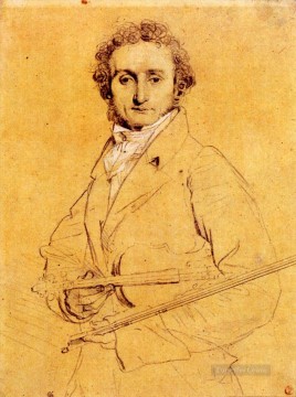  Auguste Obras - Niccolò Paganini Neoclásico Jean Auguste Dominique Ingres